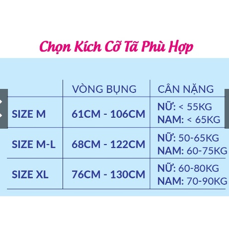 Bỉm người già Caryn dạng dán full size M10/ML10/XL10 miếng, Bỉm người lớn chống trào 4 chiều dành cho người cao tuổi