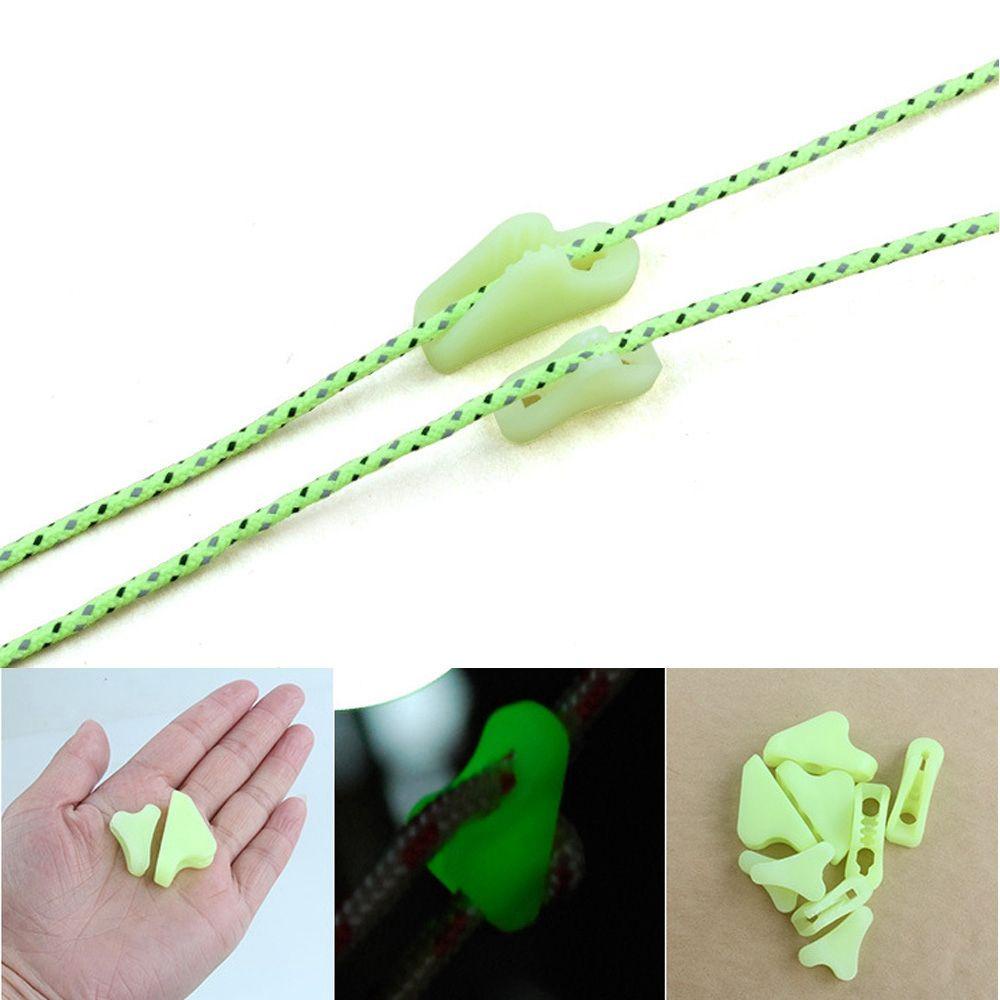 Set 5 / 10 Móc Khóa Dây Thừng Hình Tam Giác Điều Chỉnh Được Dành Cho Cắm Trại Leo Núi