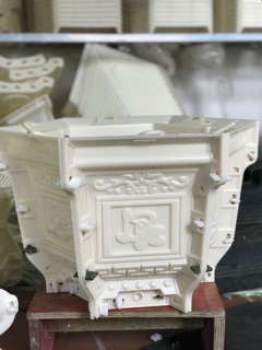 Khuôn đổ chậu lục giác 38
