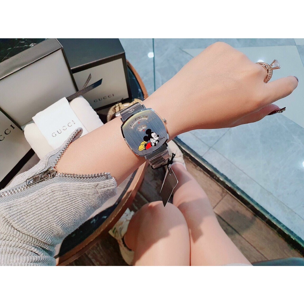ĐỒNG HỒ NỮ CHẤT GU.CCI FULL BOX HÃNG Y HÌNH MÁY SIÊU BỀN