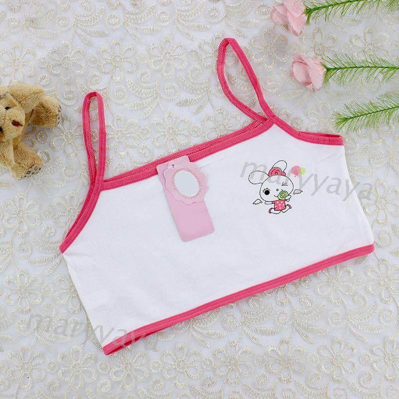 Áo Bra Cotton Hình Thỏ Xinh Xắn Cho Bé Gái