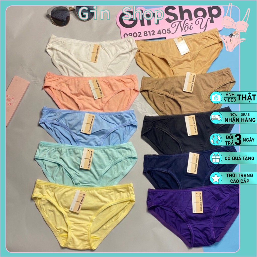 🌟Hàng loại 1 🌟 Quần Lót Cotton trơn Mara mềm Mịn hàng VNXK 💯