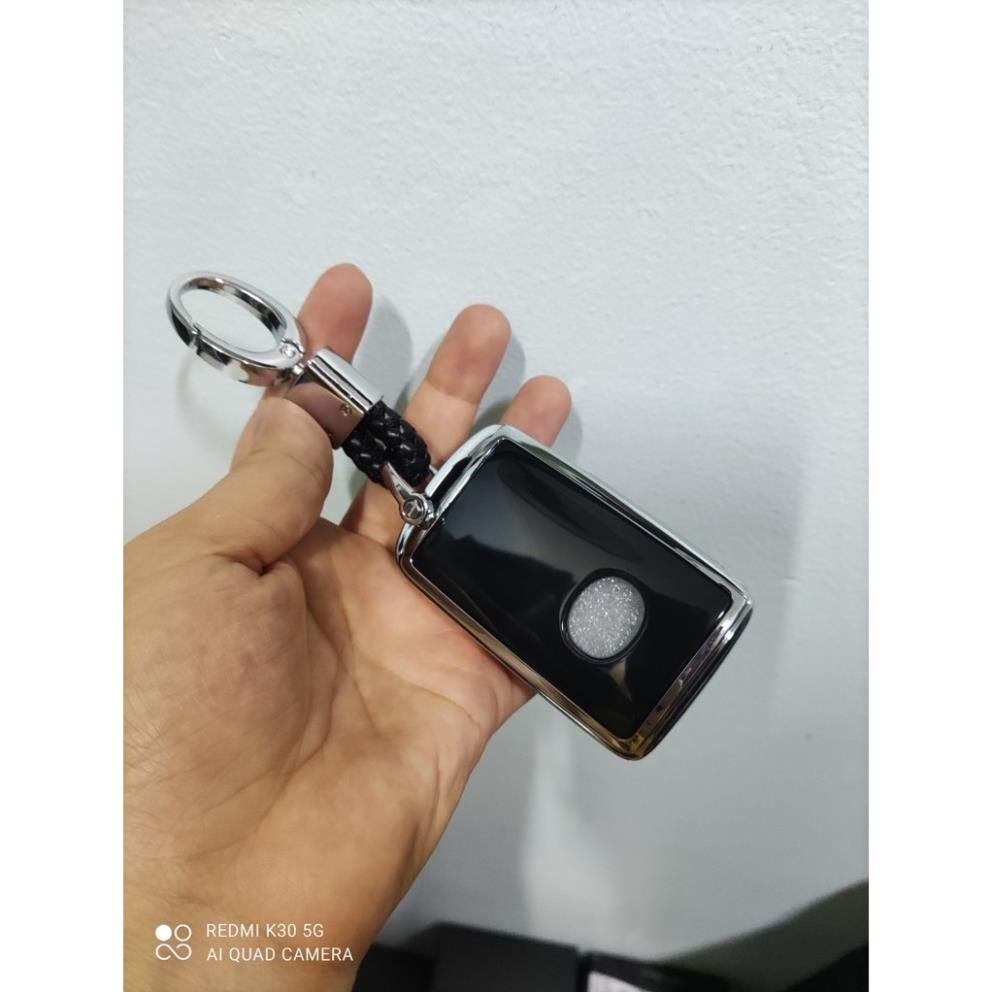 Ốp Chìa Khóa Mazda 3 2020 - 2021 Silicoll tráng gương - kèm móc đeo chìa