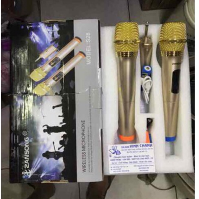 Bộ mic không dây Zansong S-28