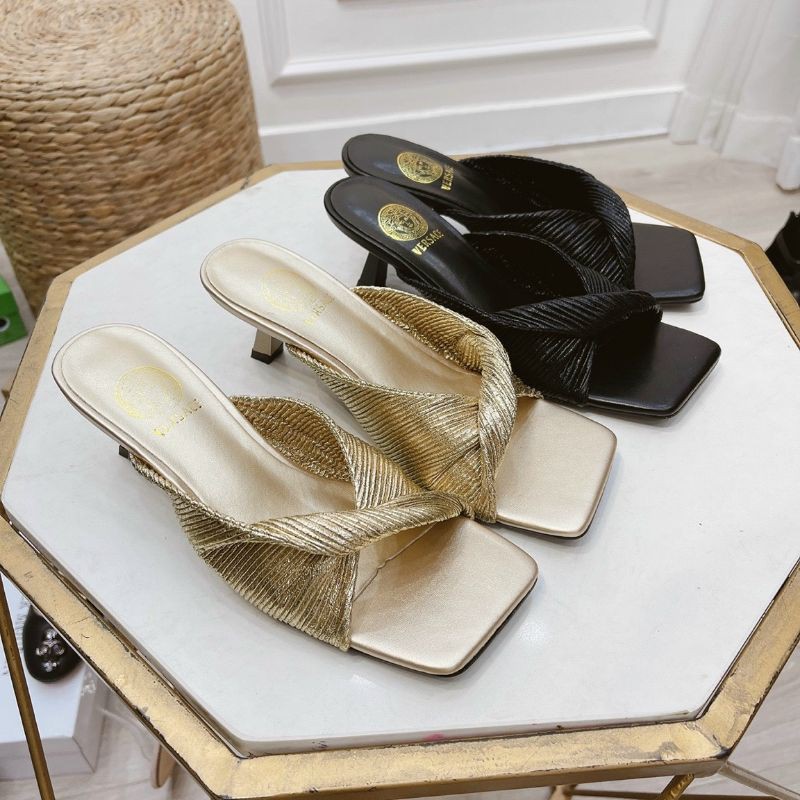 XM(ẢNH THẬT) Guốc 5p Quai Xoắn Da Mềm Êm Fullbox Hãng Cao Cấp