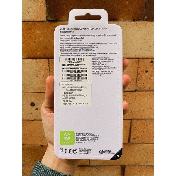 Chính hãng nguyên seal - Bao da Smart Clear View Cover cho điện thoại Samsung Galaxy S20 FE/ Galaxy S20 FE 5G