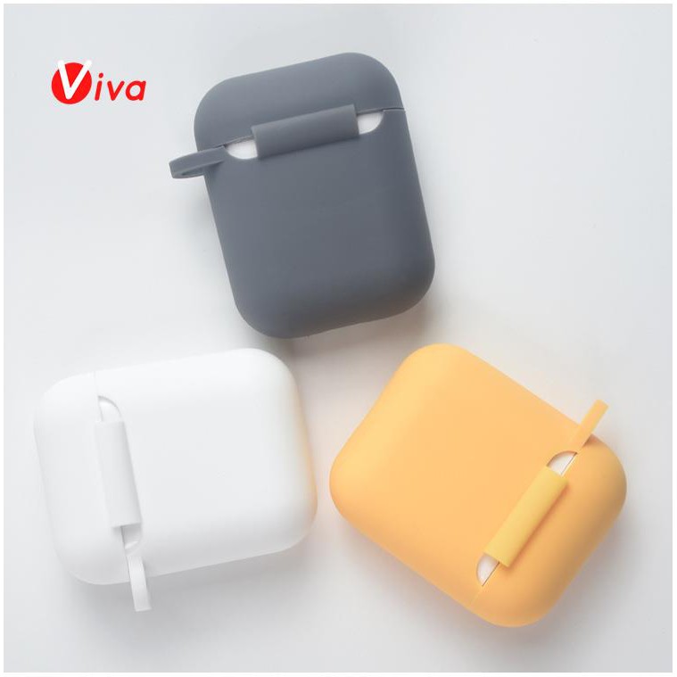 viva vỏ bảo vệ Apple I9S / I10 i11 i12 không dây bluetooth airpods nắp tai nghe silicon loại dày