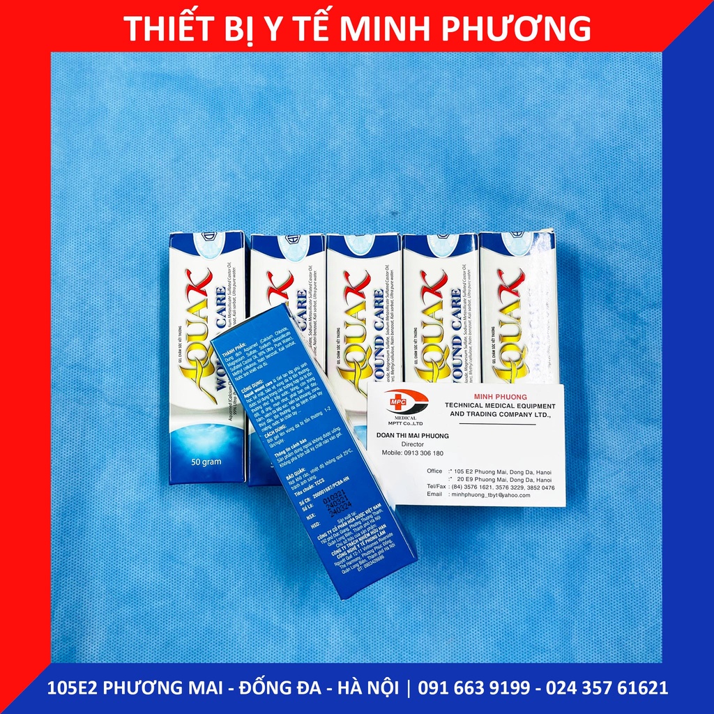 Gel bôi vết thương, gel bôi mụn AQUAK WOUND CARE