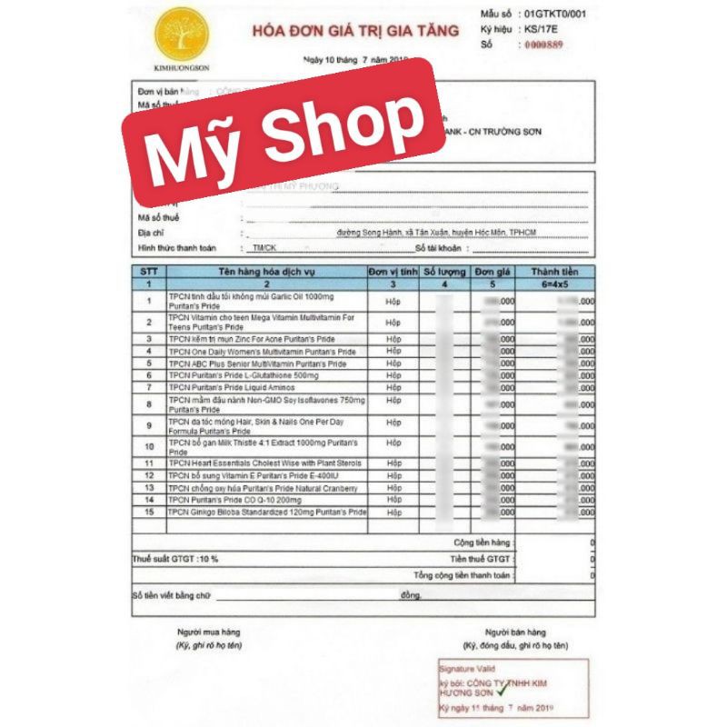 Bill Us - Kẽm giảm mụn Zinc For Acne | Thế Giới Skin Care