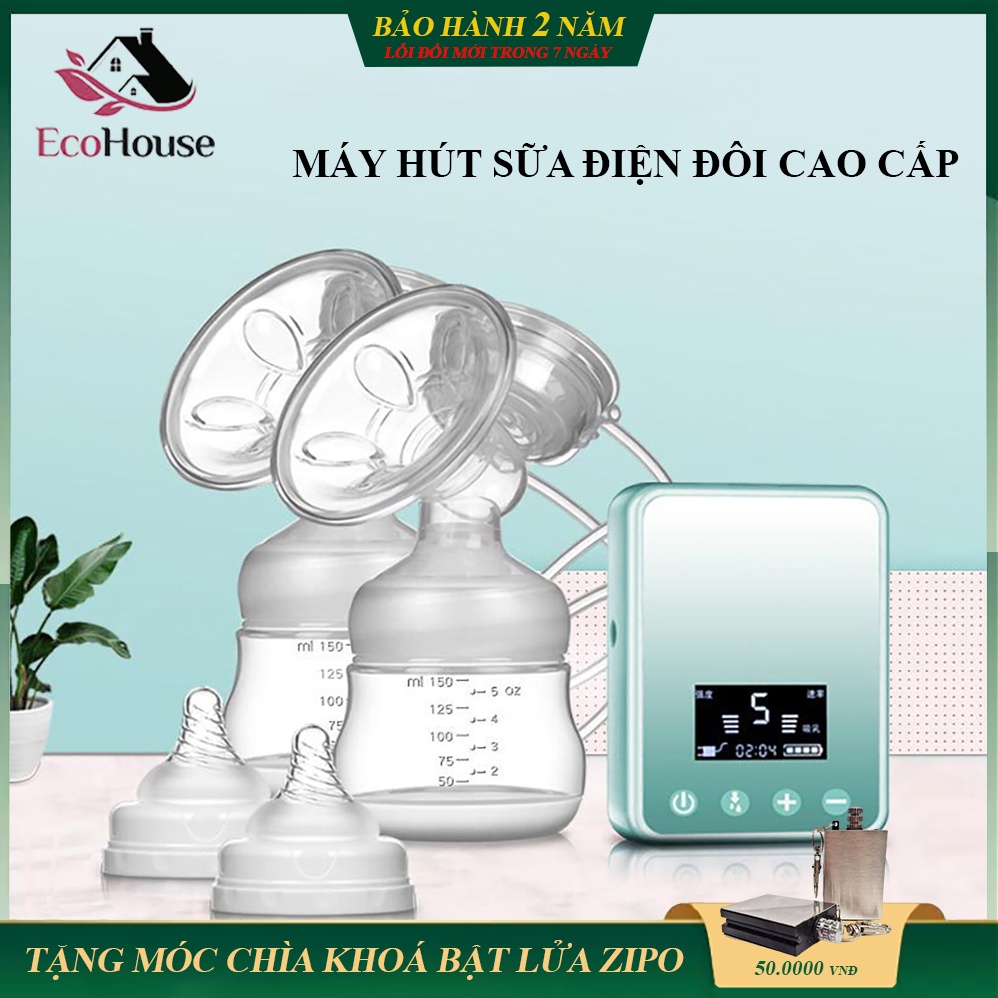 Máy hút sữa điện, máy hút sữa điện đôi cao cấp, sản phẩm không thể thiếu được của các bà mẹ, bảo hành 2 năm