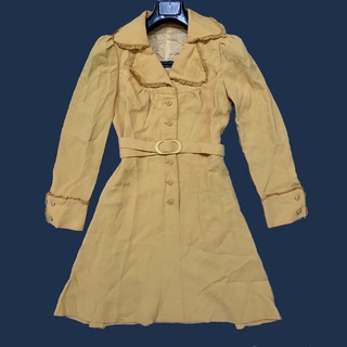 Đầm cổ vest công sở secondhand Hàn