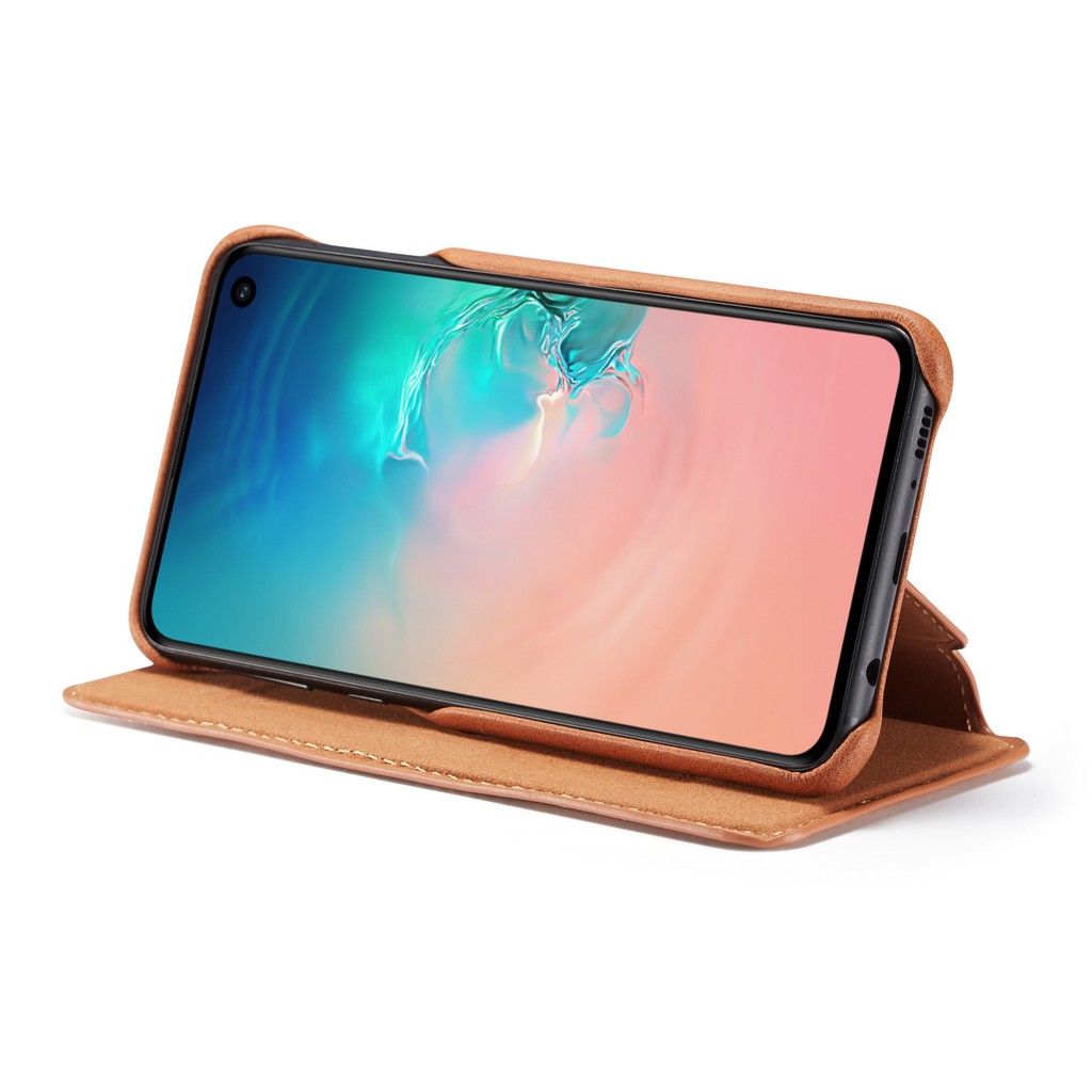 Ốp lưng da nắp lật thời trang dành cho Samsung S10/S10 Plus/S10E/S10 5G | BigBuy360 - bigbuy360.vn