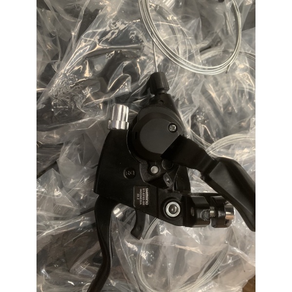 Tay đề - Tay bấm xả xe đạp Shimano 3x8 EF 65