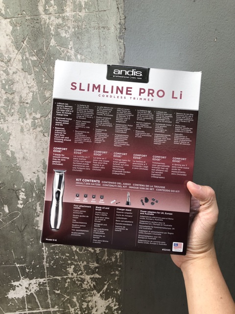 TÔNG ĐƠ TRẤN VIỀN Không dây ANDIS SLIMLINE PRO LI