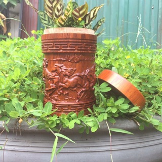 Hộp đựng chè gỗ hương