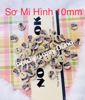 Nút 4 kiểu đủ hình size 10mm bịch 120 nút