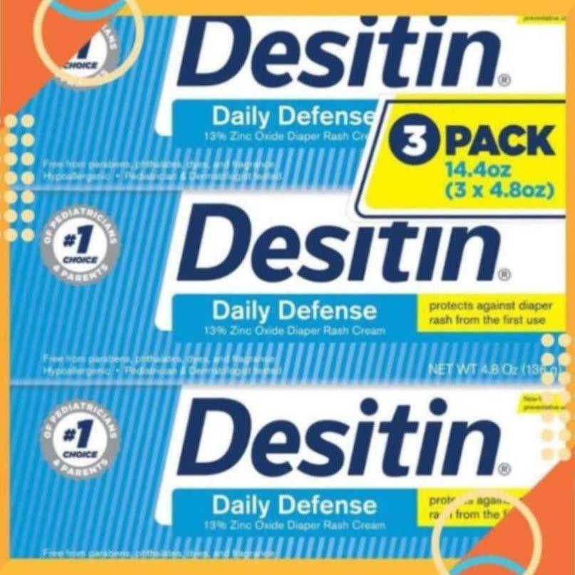 Kem Chống Hăm Tã 136gr - Desitin Daily Defense xanh