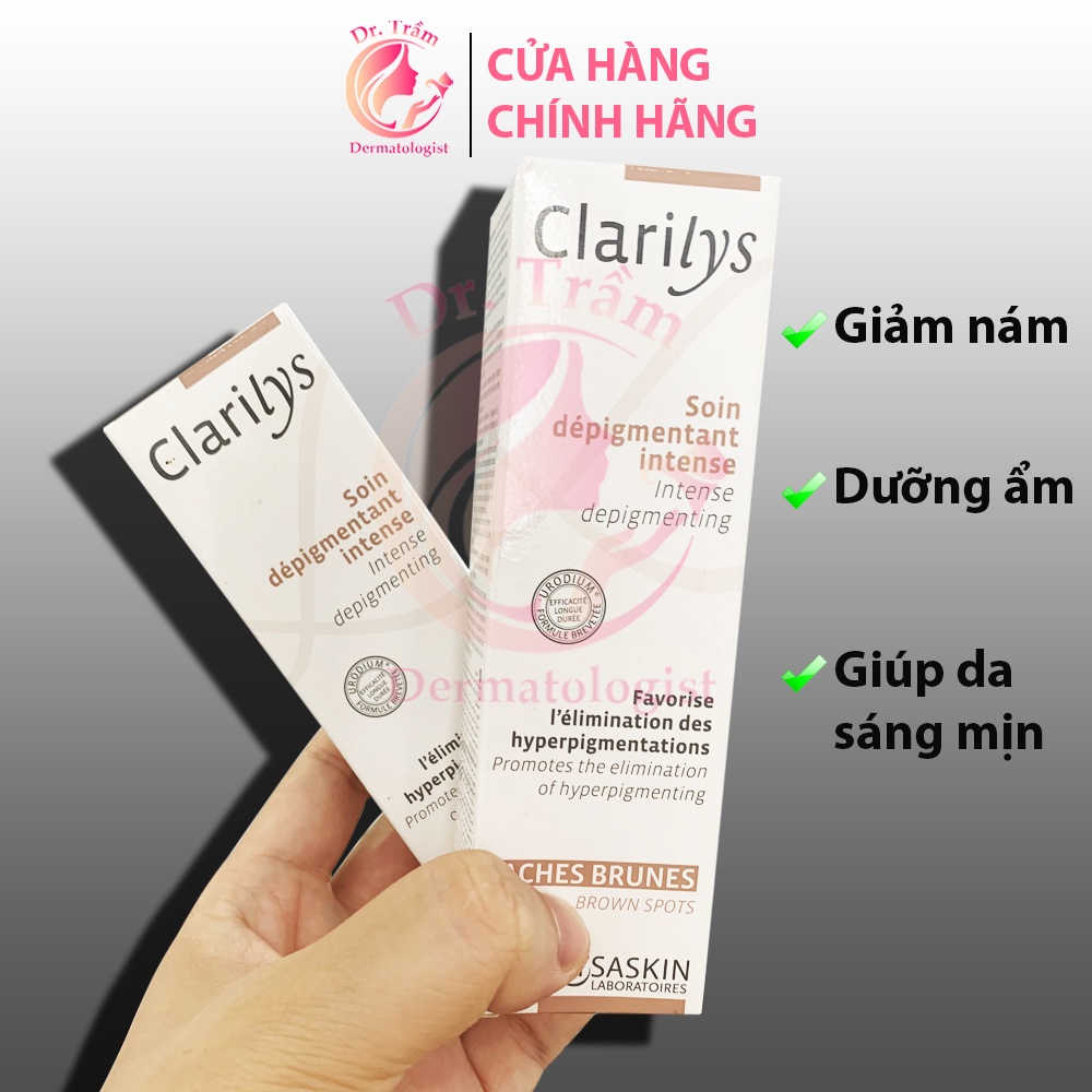 Clarilys Soin dépigmentant intense - 40ml Kem giảm nám và dưỡng ẩm