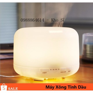 400ml Máy Xông Hơi Khuếch Tán Tinh Dầu Kiêm Đèn Ngủ