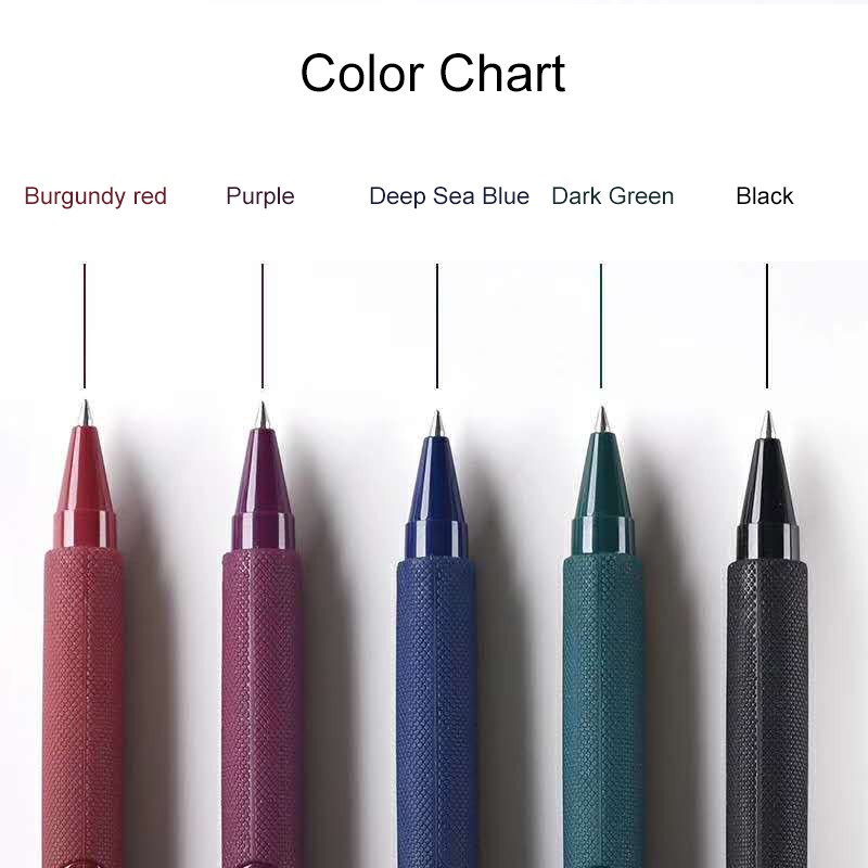 Set 5 Bút Mực Gel SeamiArt Ngòi 0.5mm Kiểu Dáng Cổ Điển
