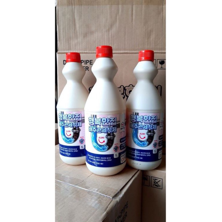 (chính hãng)- Chai nước thông cống,bồn cầu đa năng Sandokkaebi 1000ml Hàn Quốc