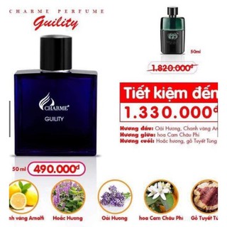 Nước hoa nam Charme Guility 50ml