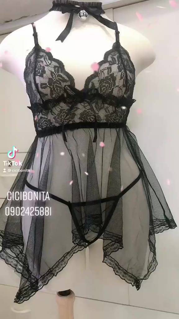 Váy ngủ sexy/ Đầm ngủ ren xuyên thấu gợi cảm (tặng kèm chip) CV01- CICI BONITA- Ship hỏa tốc HCM | BigBuy360 - bigbuy360.vn