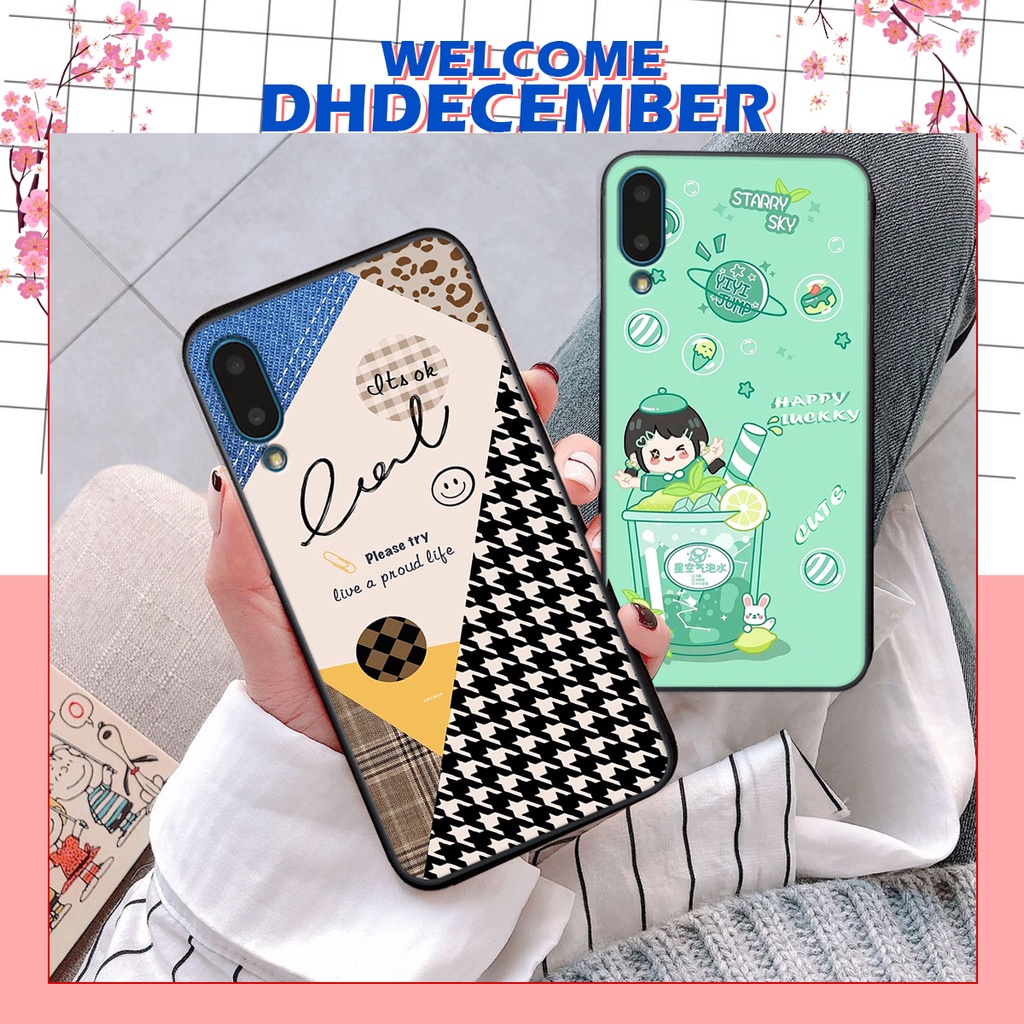 Ốp lưng Samsung Galaxy A02 / M02 in hình nice ,good luck happy ốp xinh viền dẻo đẹp chất