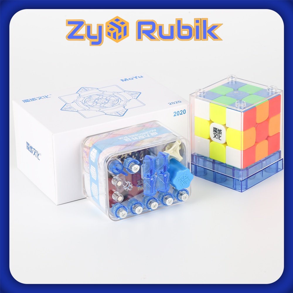 [Rubik3x3x3] Rubik 3x3 MoYu WeiLong WRM 2020  MoYu 3x3 Nam Châm Dòng Cao Cấp Flagship (Hãng Mod) - ZyO Rubik