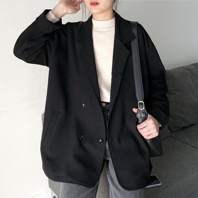 Áo Blazer- Áo Vest Trơn Chất Vải Tuyết Mưa Phom Đẹp M5574