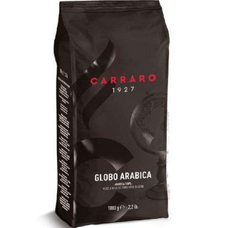 Cà phê hạt carraro caffe globo 100% arabica -1kg whole bean
