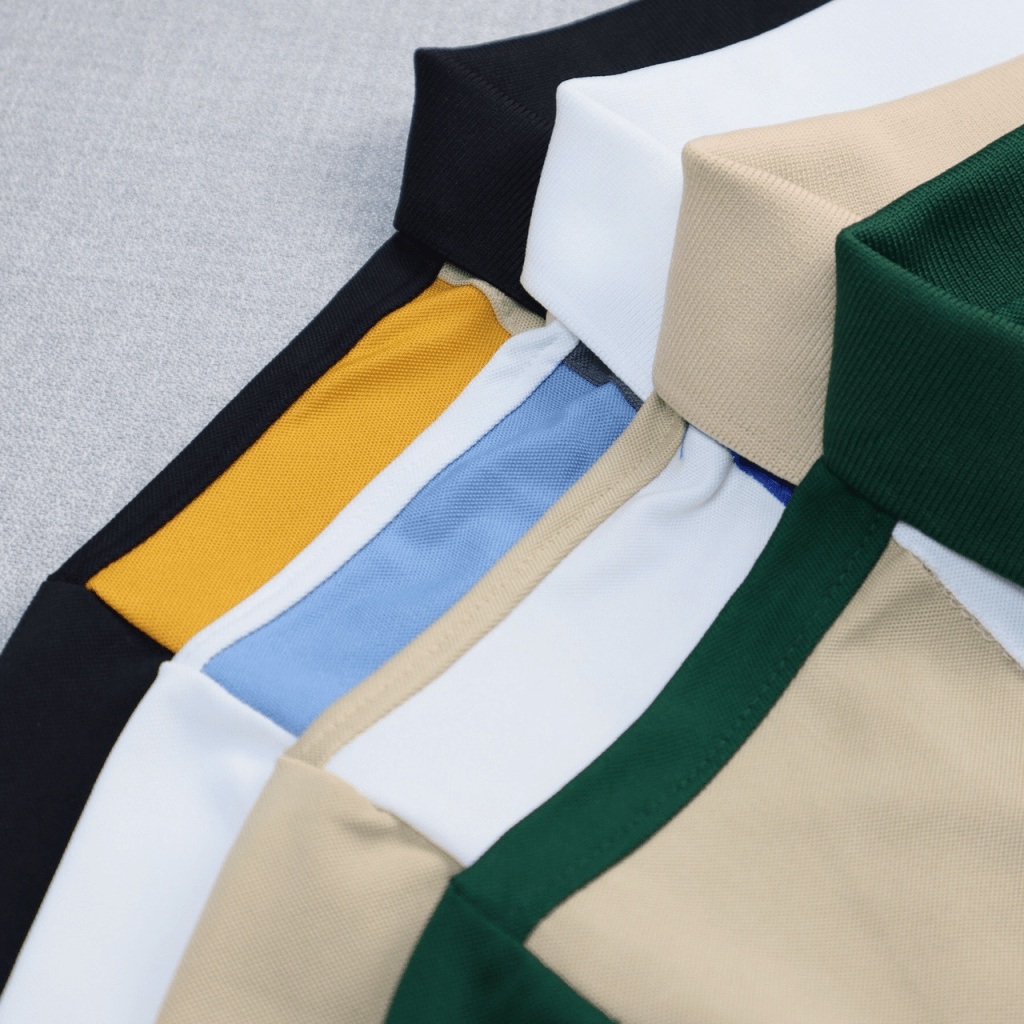 (HCM) ÁO THUN NAM POLO CỔ BẺ - THỜI TRANG NAM ĐẲNG CẤP - PHONG CÁCH LUXURY SIÊU XỊN CHO CÁC ANH EM KM FASHION