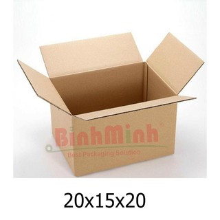 20x15x20 (combo 100 cái) Hộp carton đóng hàng
