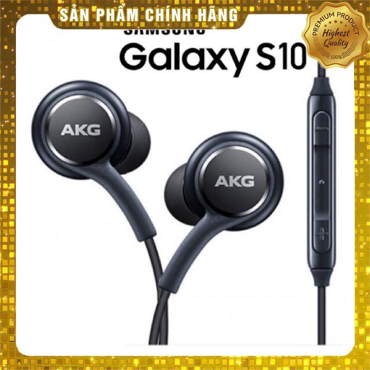 [HÀNG CHÍNH HÃNG + BH 6 THÁNG] Tai Nghe AKG Samsung Galaxy S10/S10+/S10Plus Chính Hãng Cổng 3.5mm - Hàng Zin Bóc Máy