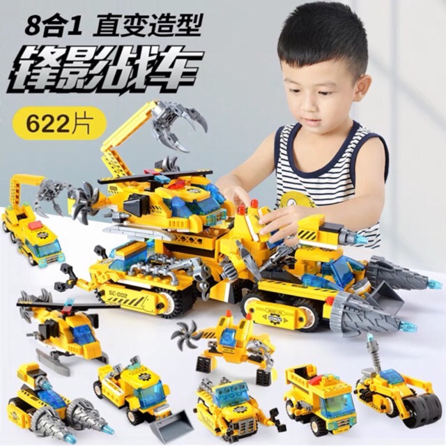 Lắp ráp Enlighten 1408 Xe công trình