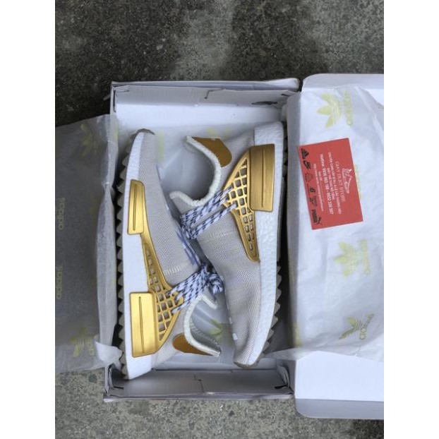 Xả [XẢ KHO] [FREE SHIP] Giày Sneaker Human Race China Gold Happy Full Box Dành Cho Nam Nữ . ^ new2021 ' * `