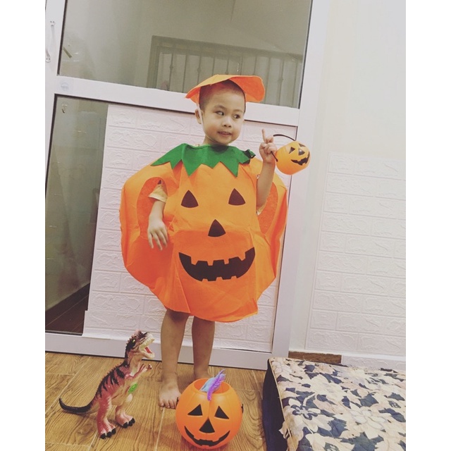 Áo hoá trang haloween hình bí ngô- halloween