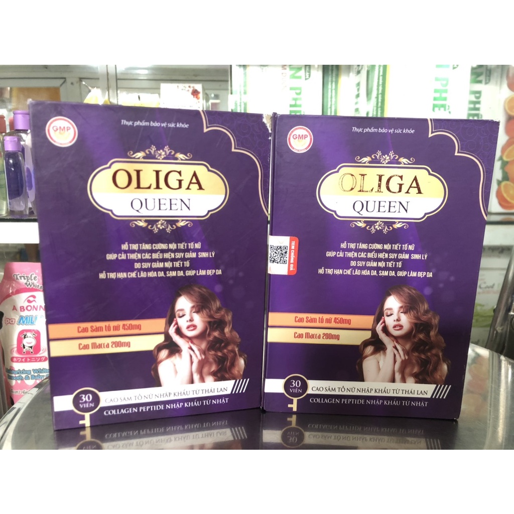 Viên uống đẹp da Oliga Queen (Tăng cường nội tiết tố nữ)