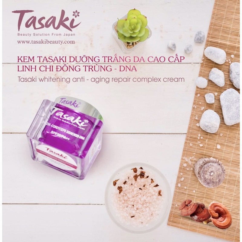 KEM DƯỠNG TRẮNG DA TASAKI LINH CHI ĐÔNG TRÙNG HẠ THẢO DNA