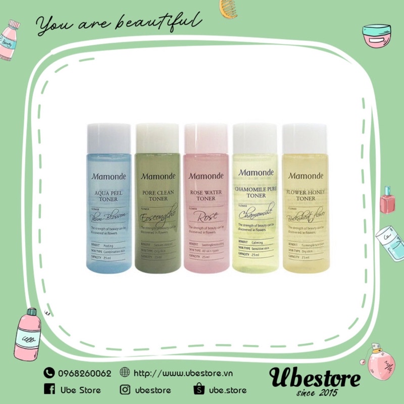 SAMPLE NƯỚC HOA HỒNG MAMONDE TONER 25ML | BigBuy360 - bigbuy360.vn