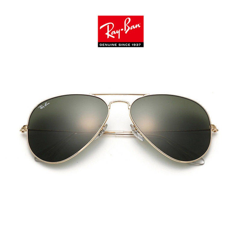 Rayban ray cấm kính râm phi công cổ điển nam nữ gương okimir gương kim cương 0rb3025 l0205
