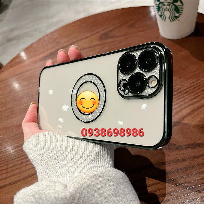 Ốp lưng iphone 13 pro max , 13 pro , 13 hiệu KF lưng trong cam vòng hoạ tiết viền mầu lên máy siêu đẹp