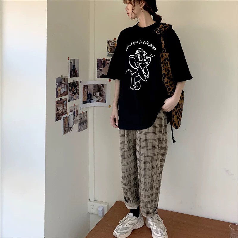 Áo thun tay lỡ form rộng_ Form dưới 65kg | BigBuy360 - bigbuy360.vn