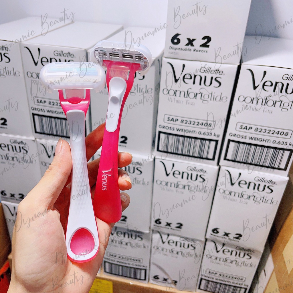 [Tách lẻ- che tên] Dao cạo Gillette venus sensitive dành cho da nhạy cảm