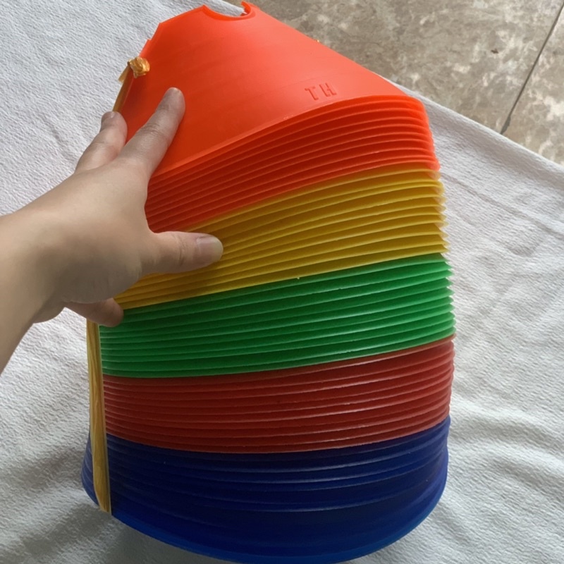 Bộ 10 Nấm Chiến Thuật Bóng Đá, Cone Tập Luyện Cao Cấp