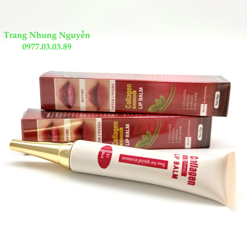 Dưỡng Collagen Lip Balm kích màu môi hàng loại 1