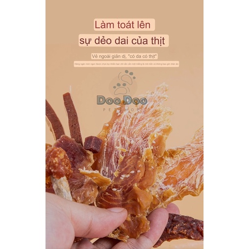 Hộp 8 loại bánh thưởng JIALUN dành cho chó