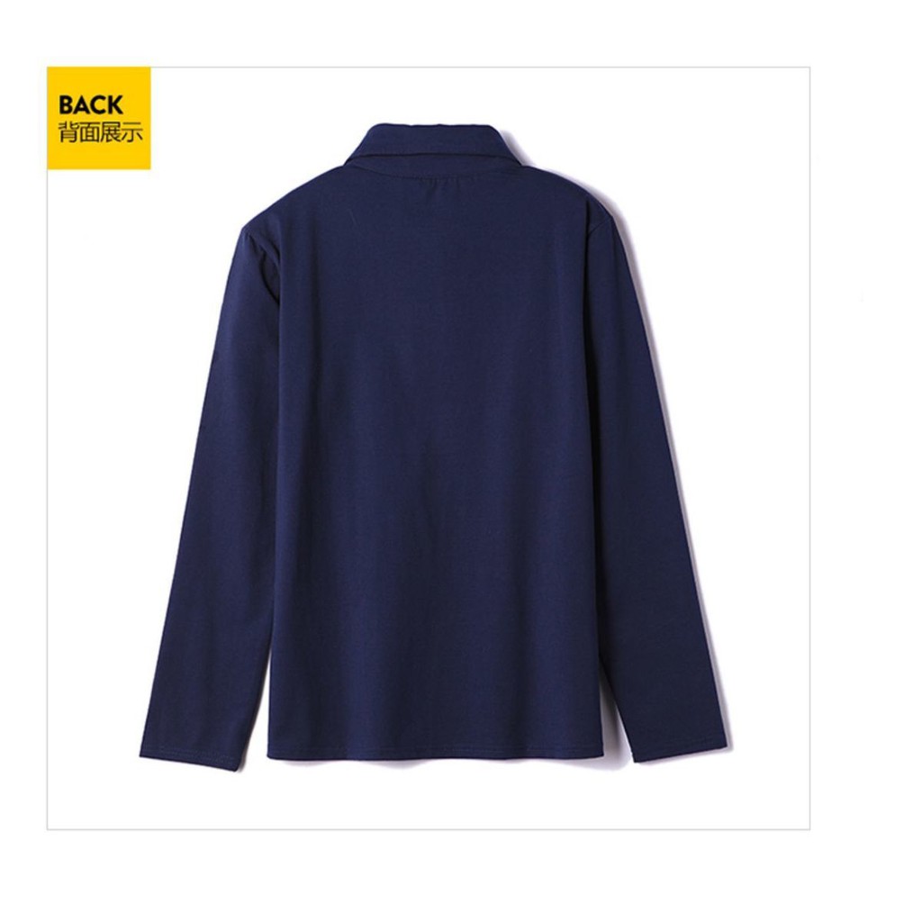 Áo polo 100% cotton Tay Dài Thêu Họa Tiết Thời Trang Mùa Thu Dành Cho Nữ Trung Niên 2022