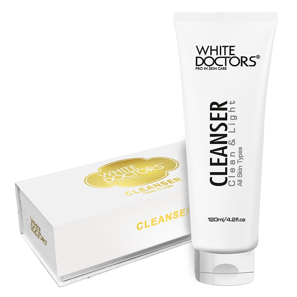 Sữa rửa mặt y học White Doctors làm sáng da ngừa mụn - White doctors Cleanser