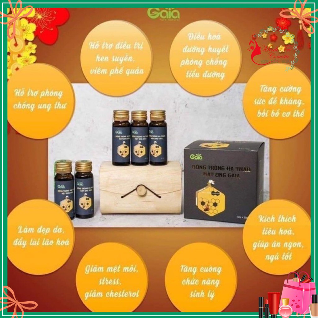 Đông trùng hạ thảo mật ong Gaia- Tăng cường đề kháng, sức khỏe cho Hệ Hô hấp, phổi 🌻